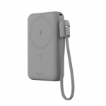 Adam Elements Vionta C2 Pro - juhtmevaba magnetiline akupank iPhone/Apple Watch 10000 mAh Grey | APBADVTC2PGY | 4710343476320