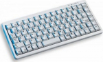 Klaviatuur Cherry CHERRY Compact-Keyboard G84-4100 USB + PS/2 AZERTY Grey | G84-4100LCAFR-0 | 4025112027277
