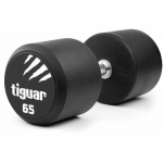 Tiguar Hantel WHPU0650 gumowany 1 x 65 kg | TI-WHPU0650 | 5902860494386
