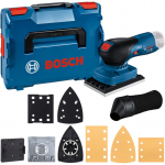 Bosch Powertools Akku-Schwingschleifer GSS 12V-13 Professional solo (blau/Black, ohne Akku und Ladeger&auml;t, in L-BOXX, 3 Schleifplatten) | 06019L0001 | 4059952606309