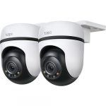 TP-Link Tapo C510W(2-pack) venkovn&iacute;-outdoor kamera, (3MP, PTZ, 2K 1296p, WiFi, IR 30m, micro SD card) | 51722502561 | 1210002610582
