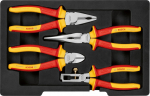 T&ouml;&ouml;riistakomplekt Bosch VDE tangide komplekt Professionaalne, 4-osaline (red/yellow) | 1600A02NG1 | 4053423246940