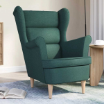 vidaXL Tugitool, Dark green, 74x84x100 cm, riidega polsterdatud | 4016900 | 8721158406255