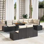 vidaXL 9-osaline aiam&ouml;&ouml;bli komplekt padjadega Black Rotang Akatsia | 3349977 | 8721158230911