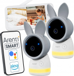 Lapsehoidja Arenti Arenti 4MP Wi-Fi komplekt kahe kaameraga + LCD | AInanny A4 2cam Kit | 6974935721795