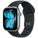 Apple Watch Series 11 (2025) GPS 42mm Space Gray alumiiniumist korpus, Black spordirihm M/L EU MEQX4 | MEQX4LWA | 195950460759