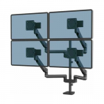 Fellowes Uchwyt biurkowy na 4 monitory do 40" (8610301) | 8610301 | 043859781768