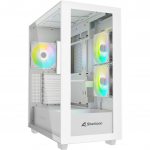 Sharkoon Geh&auml;use Rebel C60   RGB    ATX       2xGlas wei&szlig; | 4044951040049 | 4044951040049