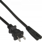 Toitejuhe InLine 65 tk hulgi InLine&reg; toitejuhe pistik USA-st Euro 8 pistikupesani 1,8 m | B-16654U | 4043718316304