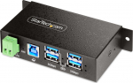 HUB USB StarTech USB Hub StarTech 4-Port Industrial Housing | 5G4AINDRM-USB-A-HUB | 0065030898188