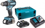Wiertarko-wkrętarka Makita DHP485RAJ 18 V 2 x akumulator 2 Ah | DHP485RAJ | 1000001871905