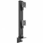 Multibrackets M VESA Deskmount HD Dual Vertical Widescreen 32" - 50", Clamp/Bolt-through, 48 kg, 81.3 cm (32"), 127 cm (50"), 100 x 100 mm, Black | 7350105210556 | 7350105210556