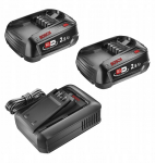 Bosch komplekt 1600A031T5, 18V (2x 2.5 Ah aku + AL 18V-44 laadija) | 1600A031T5 | 4053423257908