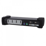 Equip KVM Switch DM 4-Port 4xUSB/4xVGA/4xUSB-Audio  Black | 331544 | 4015867176245