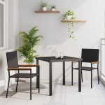 vidaXL 5-osaline aiam&ouml;&ouml;bli komplekt hall pol&uuml;rotang | 3379711 | 8721288646316
