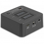Dokkimisjaam Delock USB 20 Gbps dokkimisjaam 2 x M.2 NVMe PCIe SSD jaoks kloonimis- ja kustutamisfunktsiooniga | 64300 | 4043619643004