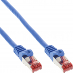 InLine 100 tk hulgi-pakk InLine&reg; Patch-kaabel S/FTP PiMF Cat.6 250MHz PVC vask sinine 0,5m | B-76450B | 4043718304530