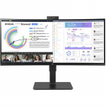 86,4cm/34'' (3440x1440) LG 34BQ77QC 21:9 5ms IPS HDMI USB-C UWQHD Black | 34BQ77QC-B | 8806091855251