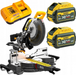 Dewalt XR FLEXVOLT Akku-Paneels&auml;ge DCS781X2, 54Volt, Kapp-und Gehrungss&auml;ge (gelb/Black, Li-Ionen Akku 54Volt 3Ah oder 18Volt 9Ah, 162 Wh) | DCS781X2-QW | 5054905310646