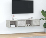 vidaXL 2-osaline halli betooni ja liimitud puidu TV-kapp 60x31x25,5 cm | 861443 | 8721158703620