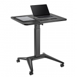 Maclean Mobilne biurko stolik na laptop Maclean, czarne, pneumatyczna regulacja wysokości, 80x52cm, 8kg max, 109cm wys, MC-453B | MC-453B | 5902211129738