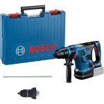 Bosch Powertools Akku-Bohrhammer GBH 18V-34 CF Professional solo (blau/Black, Bluetooth Modul, ohne Akku und Ladeger&auml;t, im Koffer) | 0611914001 | 3165140996020