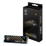 SSD ketas MSI Spatium M450 500GB M.2 2280 PCI-E x4 Gen4 NVMe (S78-440K380-P83) | S78-440K380-P83 | 4711377341547