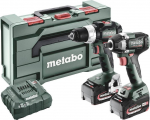 Zestaw elektronarzędzi Metabo METABO.ZESTAW COMBO 18V 2.9.3 (BS 18 LT BL + SSW 18 LT 300 BL) 2x5,2Ah METABOX | 685203000 | 4061792210660