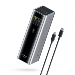 Powerbank Cuktech CKPB200UGLGR 210W 20000mAh 2 x USB-C 1 x USB-A - grey | 6977556350016 | 6977556350016