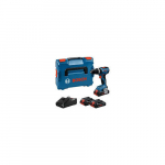 Bosch Powertools Akku-Schlagbohrschrauber GSB 18V-65 Professional, 18Volt (blau, 2x Li-Ion Akku ProCORE18V 4,0Ah, in L-BOXX) | 06019N3306 | 4053423321159