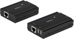 StarTech.com 4 Port USB 2.0 Extender-Hub uber ein einzelnes CAT5e/CAT6 Ethernet Kabel (RJ45) - 100 m - USB Extender Hub Adapter - Metallgehause - Externe Stromversorgung - 480 Mbit/s (USB2004EXT100) - USB-Erweiterung - USB 2.0 - uber CAT 5e/6 - bis z ...