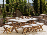 Beliani Dārza komplekts galds un 8 krēsli White OLBIA! | 328903 Bel | 4251682285728