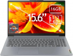 Lenovo Ideapad Slim 3 Ryzen 7 5825U/15.6" FHD/300NITS/Anti-Glare/16GB/512GB/SD Card Reader/W11H/Eng/Arctic Grey/No Power Adapter
