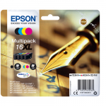 Tusz Epson Tusz C13T16364012, T163640, 16XL (CMYK, 3x6.5/12.9ml) | C13T16364012 | 8715946625065