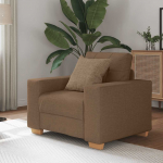 vidaXL Tugitool, Brown, 59 cm, riidega polsterdatud | 4105062 | 8721158689719