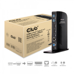 Club3D 4K Dockingst.60Hz USB3 ->6xUSB3/2xDP/LAN/Audio bl. retail | CSV-1460 | 8719214470777