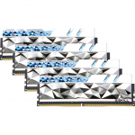 G.Skill DIMM 64 GB DDR4-3600 (4x 16 GB) Quad-Kit (silber, F4-3600C16Q-64GTESC, Trident Z Royal Elite, INTEL XMP) | F4-3600C16Q-64GTESC | 4713294228666