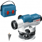 Bosch Powertools Optisches Nivellierger&auml;t GOL 26 D Professional (blau, Koffer, Ma&szlig;einheit 360 Grad) | 0601068000 | 3165140559317