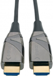 Kabelis Eaton Eaton Tripp Lite Series 4K HDMI Fiber aktīvais optiskais kabelis (AOC) - 4K 60 Hz, HDR, 4:4:4 (M/M), 30 m (98 ft.) - HDMI kabelis - HDMI vīrietis uz HDMI vīrietis - 30 m - optiskā &scaron;ķiedra - Black - aktīvs | P568-30M-FBR | 037332236845