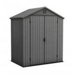 Curver KETER DARWIN 6x4 Gray Garden and Tool Shed 190 x 121 x 221cm | 29210351940 | 7290112634627