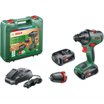 Bosch Powertools Akku-Bohrschrauber AdvancedDrill 18 (gr&uuml;n/schwarz, 2x Li-Ionen Akku 2,5Ah, Koffer, POWER FOR ALL ALLIANCE) | 06039B5006 | 4053423224771