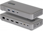 StarTech STARTECH.COM USB4 dokkimisjaam draiverivaba kahe 4K v&auml;ljundiga macOS ja Windows jaoks universaalne USB-C dokk 100W s&uuml;learvuti laadimisega | 208UE-USB4-DOCK | 0065030921930