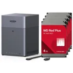 NAS s&uuml;steem UGREEN NASync DH4300 Plus 4-kolbeline 16TB koos 4x WD WD40EFZZ NAS HDD - 4 TB | DH4300 PLUS + 4X WD40EFZZ | 6941876286607