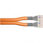 Digitus Kahepaari Duplex S-FTP kaabel, CAT7, LSZH 1200MHz, 100m, Orange (DK-1743-VH-D-1) | DK-1743-VH-D-1 | 4016032392118