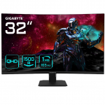 Gigabyte | Gaming Monitor | GS32QC EU | 31.5 " | VA | 170 Hz | 1 ms | 2560 x 1400 pixels | 300 cd/m&sup2; | HDMI ports quantity 2 | GS32QC | 4719331854126