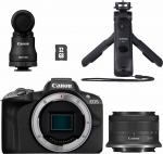 Aparat Canon EOS R50 Black + RF-S 18-45mm f/4.5-6.3 IS STM Creator Kit (5811C035) | 5811C035 | 8714574676050