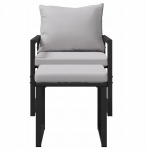 vidaXL VidaXL Aiatm&ouml;&ouml;bel 4 tk 2-kohaline Light Grey Pol&uuml;ester | 42009982 | 8721288582522