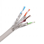 **Context: Fast data transfer of 10 Gb/s in professional local networks**  The Extralink Category 7 network cable supports data transmission at speeds of up to 10 Gb/s, eliminating delays when transferring large files. Its design operates in a freque ...