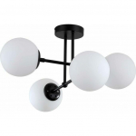 Rippvalgusti Light Prestige Magamistoa rippvalgusti Black Roma klaasist piimjad molekulid | 71975-uniw | 5907629275442