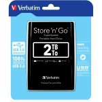 Dysk zewnętrzny HDD Verbatim Store 'n' Go 2TB Black (53177) | 53177 | 023942531777